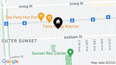 Map of 1466 30th Avenue, San Francisco CA, 94122