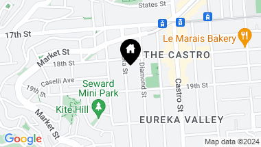 Map of 137 Eureka Street, San Francisco CA, 94114