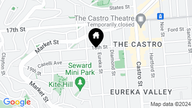 Map of 120 Eureka Street, San Francisco CA, 94114