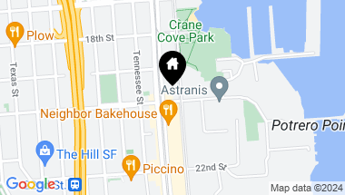 Map of 616 20th Street # 410, San Francisco CA, 94107