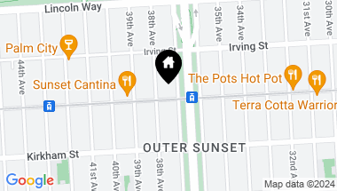 Map of 3224 Judah Street, San Francisco CA, 94122
