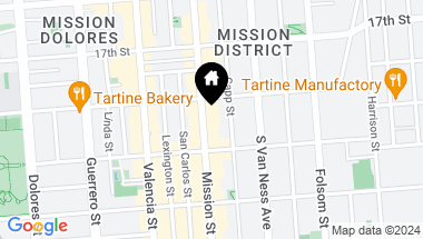 Map of 2235 Mission Street # 3, San Francisco CA, 94110