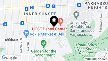 Map of 1455 5th Avenue, San Francisco CA, 94122