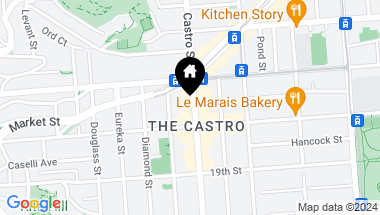 Map of 458 Castro Street, San Francisco CA, 94114