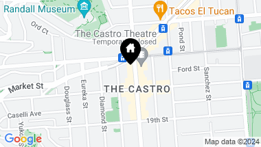 Map of 450 Castro Street, San Francisco CA, 94114