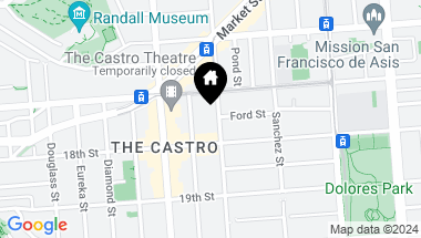 Map of 448 Noe Street, San Francisco CA, 94114