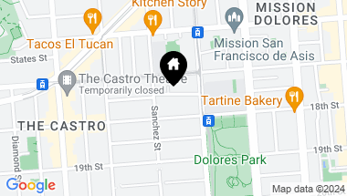 Map of 261 Dorland Street, San Francisco CA, 94114