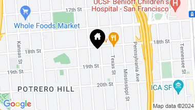 Map of 336 Missouri Street, San Francisco CA, 94107