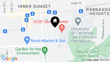 Map of 1415 5th Avenue, San Francisco CA, 94122