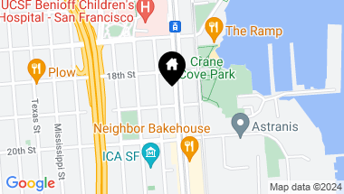 Map of 638 19th Street # 7, San Francisco CA, 94107