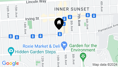 Map of 436 Judah Street, San Francisco CA, 94122