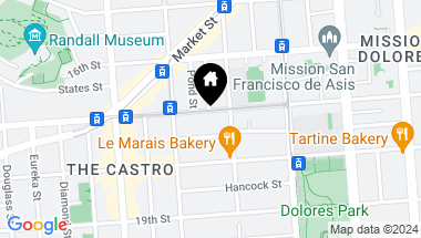 Map of 3831 17th Street, San Francisco CA, 94114
