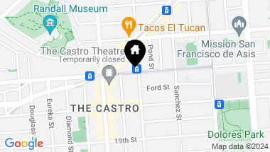 Map of 3901 17th Street, San Francisco CA, 94114