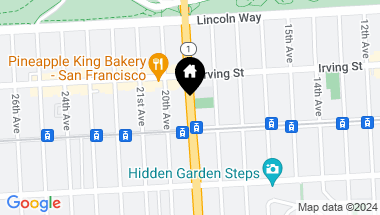 Map of 15741576 19th Avenue, San Francisco CA, 94122