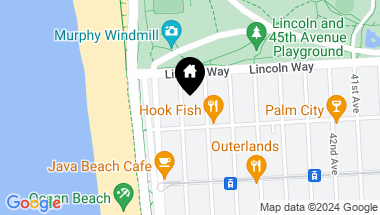 Map of 1262 48th Avenue, San Francisco CA, 94122