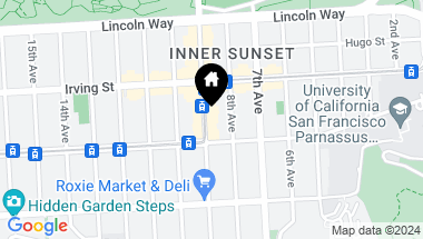 Map of 1360 9th Avenue, San Francisco CA, 94122