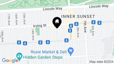 Map of 1342 11th Avenue # B, San Francisco CA, 94122