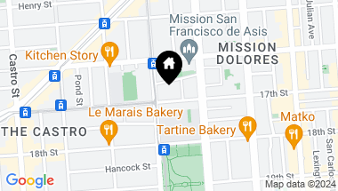 Map of 3674 17th Street, San Francisco CA, 94114