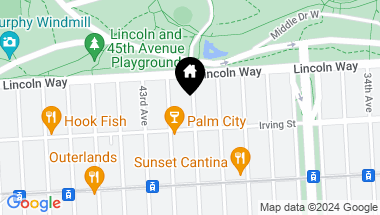Map of 1259 41st Avenue, San Francisco CA, 94122