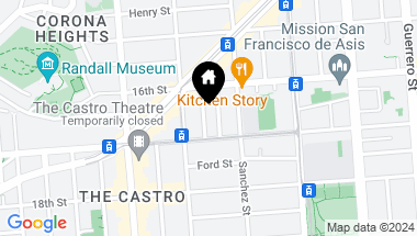 Map of 55 Pond Street, San Francisco CA, 94114