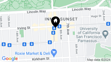 Map of 1326 9th Avenue, San Francisco CA, 94122