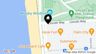 Map of 1220 La Playa Street # 303, San Francisco CA, 94122