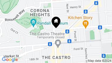 Map of 305 Castro Street # 3, San Francisco CA, 94114