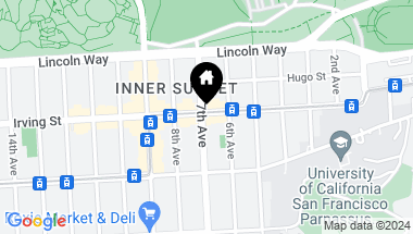 Map of 555 Irving Street # 5, San Francisco CA, 94122