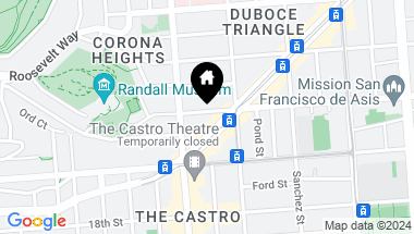 Map of 3645 16th Street, San Francisco CA, 94114
