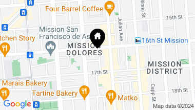 Map of 108 Albion Street, San Francisco CA, 94110