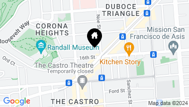 Map of 3618 16th Street, San Francisco CA, 94114