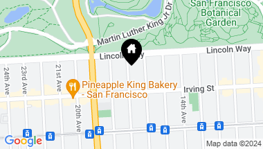 Map of 1250 17th Avenue, San Francisco CA, 94122