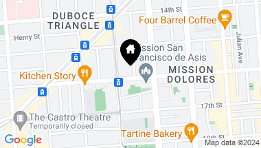 Map of 3356 16th Street, San Francisco CA, 94114