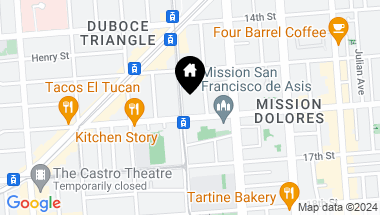 Map of 379 Church Street # 301, San Francisco CA, 94114