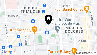 Map of 367 Church Street # 4, San Francisco CA, 94114