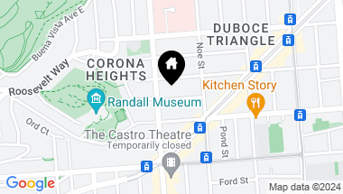 Map of 68 Beaver Street, San Francisco CA, 94114