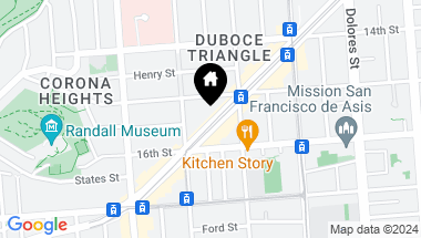 Map of 2238 Market Street # 407, San Francisco CA, 94114