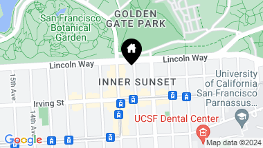 Map of 1229 8th Avenue, San Francisco CA, 94122