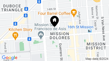 Map of 360 Guerrero Street # 404, San Francisco CA, 94103
