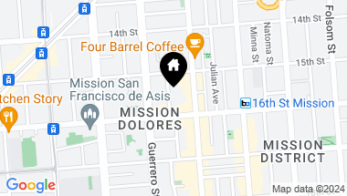Map of 57 Albion Street, San Francisco CA, 94103