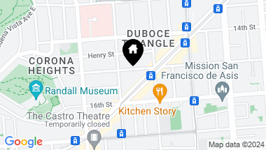 Map of 2159 15th Street, San Francisco CA, 94114