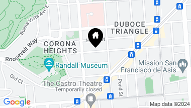 Map of 2253 15th Street, San Francisco CA, 94114