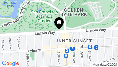 Map of 855 Lincoln Way # 3, San Francisco CA, 94122