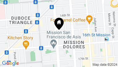 Map of 211 Dolores Street, San Francisco CA, 94103