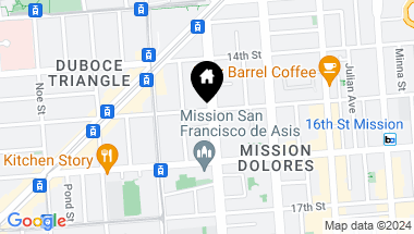 Map of 200 Dolores St #5, San Francisco CA, 94103