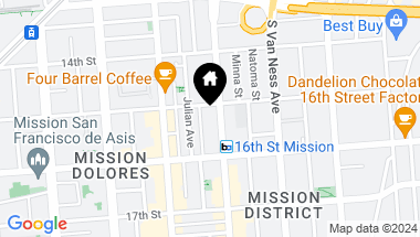 Map of 1930 Mission St 304, San Francisco CA, 94103