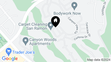 Map of 406 Pine Ridge Dr, San Ramon CA, 94582