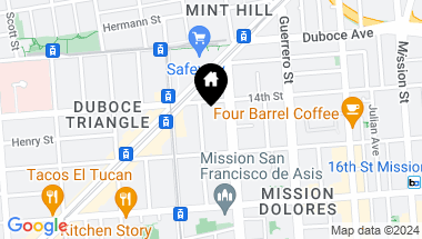 Map of 31 Landers Street, San Francisco CA, 94114