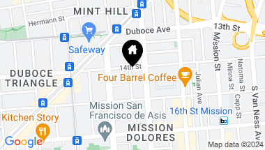 Map of 27 Ramona Avenue, San Francisco CA, 94103
