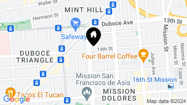 Map of 107 Dolores Street, San Francisco CA, 94103